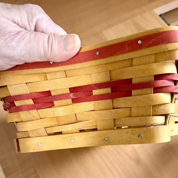 Longaberger basket 2001 Christmas Collection SHINING STAR COMBO liner/protector - Picture 5 of 10